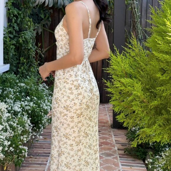 NWT Mesh Summer Floral Maxi Dress - Picture 4 of 5